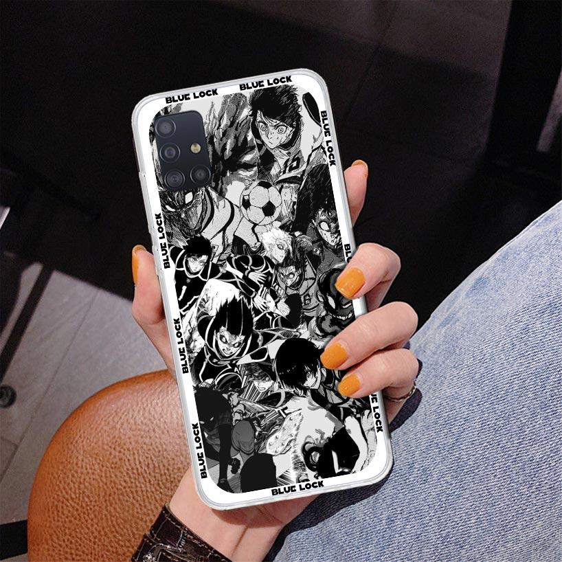 Anime Blue Lock Phone Case For Samsung Galaxy A52 A32 A22 A12 A51 A31 A50S A30S A20S A10S Note 20 Ultra 10 Plus S10 A72 A71 Gala