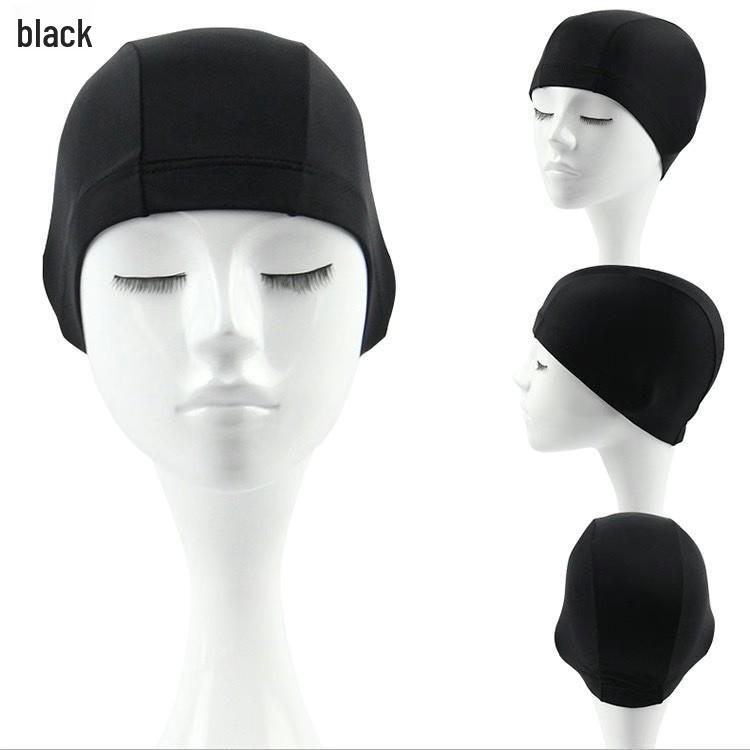 Unisex Quick-Dry Long Hair Swim Cap - Pure Color, Adult Professional