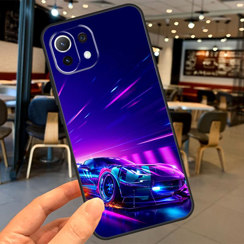 Boy Racer Car Case For Xiaomi 14T 11T 12T 13T Pro 13 14 15 Ultra POCO X7 Pro X3 X5 X6 F5 F6 M6 Pro Coque