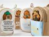 Children's Cartoon Coin Purse & Mini Backpack Keychain - Cute Earphone Bag & Card Holder