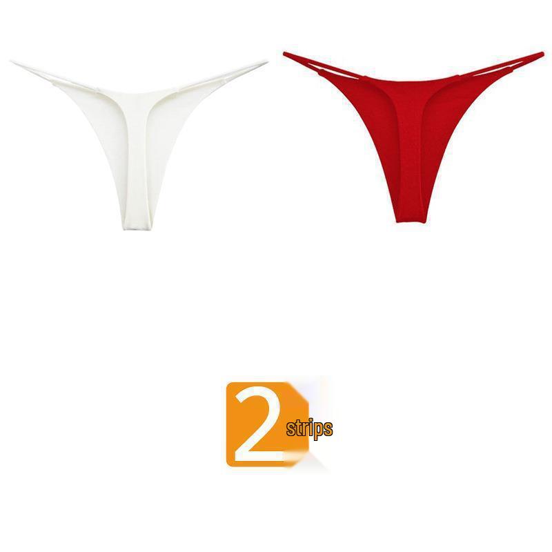 Women's Summer T-Back One-Piece Sexy Silk Yoga Underwear