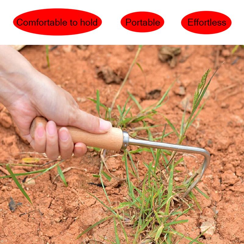 1Pc Garden Weeder Tools Grass Puller Garden Weeding Hook Weed Grass Root Remover for Backyard Farm Planting Weeder Hand Tools