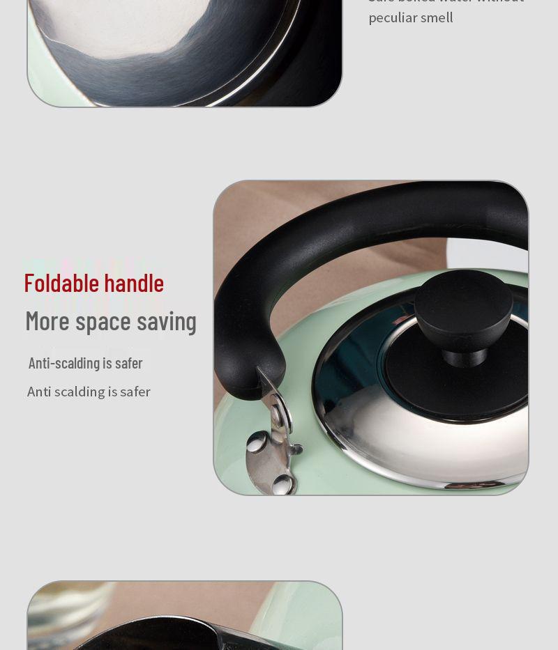 Brand 304 Stainless Steel Electric Kettle with Auto Shut-off