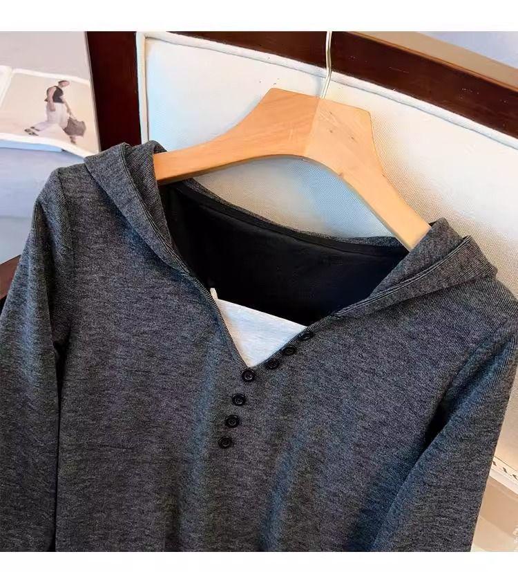 Women's Plus Size Hooded Top & Wide Leg Pants Set - Casual, Slimming, Stylish Two-Piece