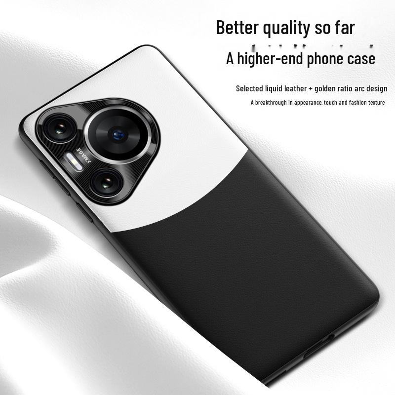 Huawei Pura70 Liquid Leather Case: Anti-Fall & Protective Cover - Individually Shipped