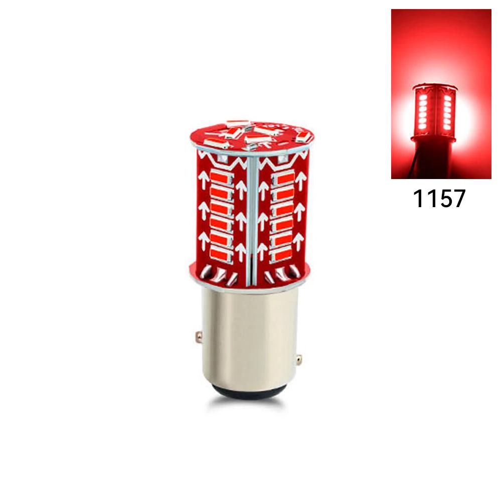 1Pc Motorcycle 1156 1157 Strobe Brake Light 12V LED Motor Bulb Headlight 30SMD Chips Lamp Reversing Parking Turn Signal Lights