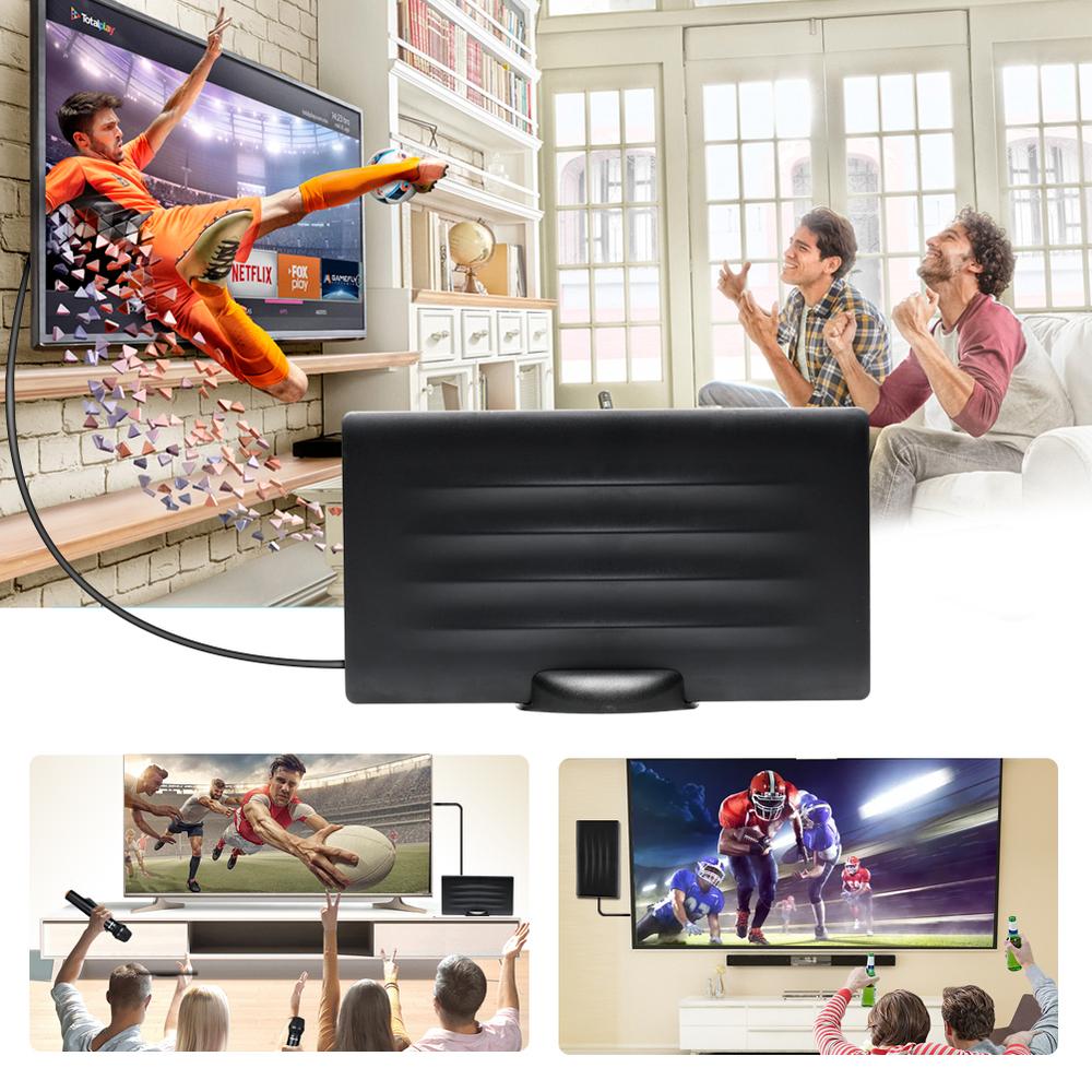 2025 Upgraded TV Antenna 780+ Mile Indoor Outdoor for Smart Digital TVs Older TVs 33ft Cable Supports 4K 1080p Amplifier Signal