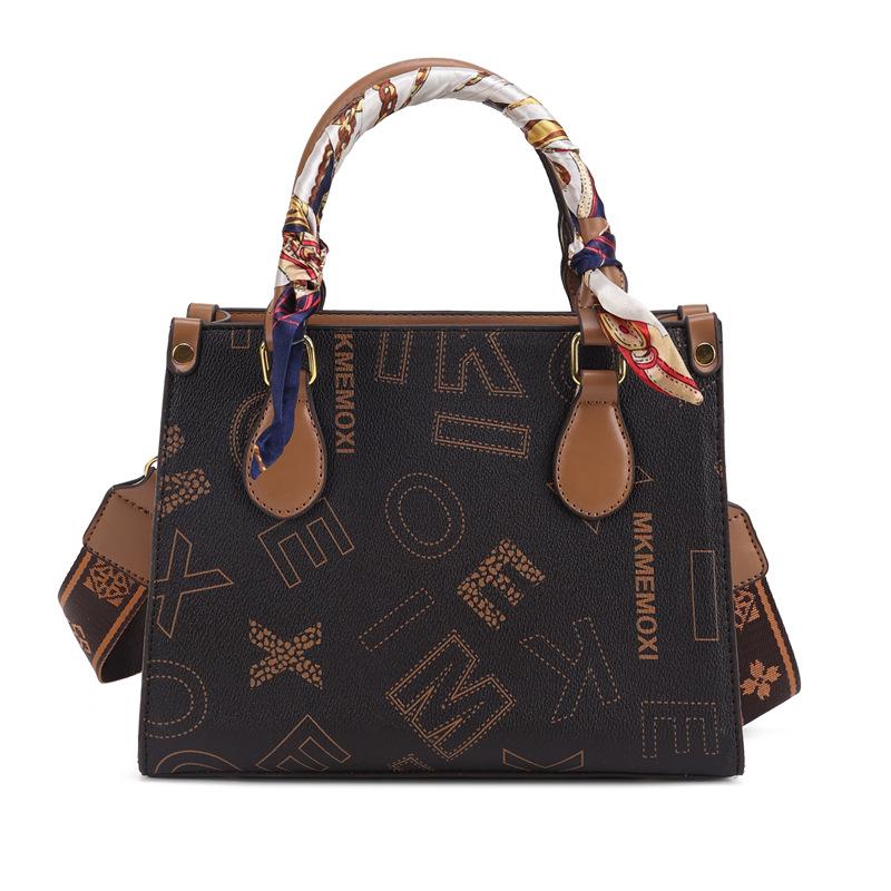 Fashion Printed Women's Bag 2025 New Sense Shoulder Bag Elegant Vintage Handbag Crossbody Bags