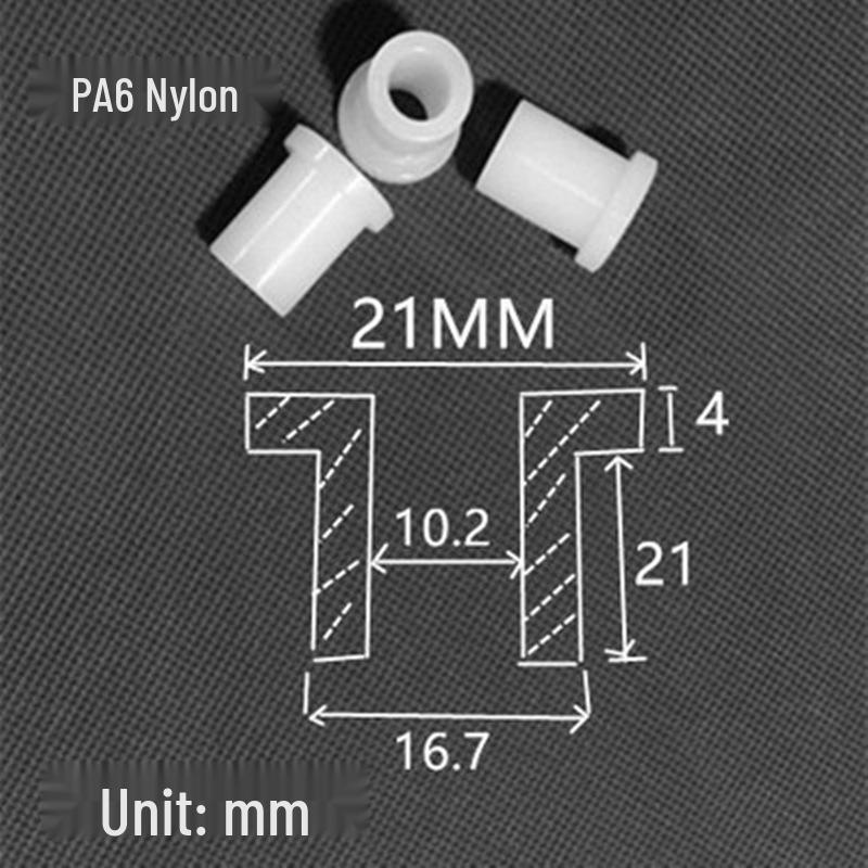 Nylon Wear-Resistant Insulating Step Washer Bolt Liner - Male-Female Screw Bushing