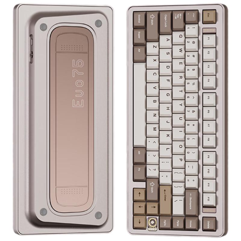 

TickType EVO75 Tri-Mode Gasket Mount Aluminum Mechanical Keyboard Crisp Switch