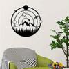 Artă de Perete Modernă din Metal Design Scenic Celest Decor pentru Casă și Birou Cadou
