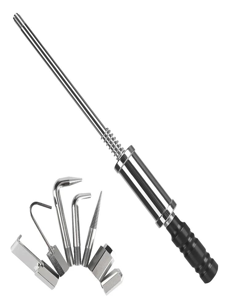 

Инструмент для ремонта вмятин на автомобиле PDR, молоток, съемник, набор для покраски без царапин жёлтый