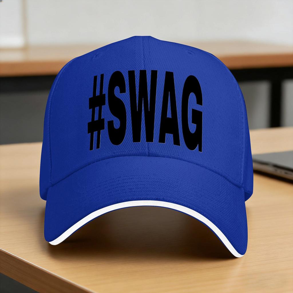 #Swag Baseball Cap Men Adult Design Trucker Hat Summer Vintage Hiking Fishing Sun Visor Baseball Caps