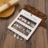 High Quality Hot-selling Simple Hollow Butterfly Ear Buckle 9-piece Set Creative Multi-element Dragonfly Earrings Heart Earrings Wholesale