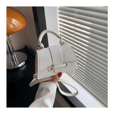 Dámská crossbody kabelka z PU kůže Trend Designer Square Bag Nová módní kabelka Tašky přes rameno