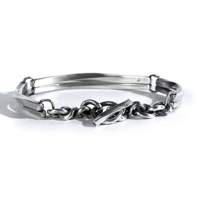 SEWNSWEN GEWOBEN SWEN SILBER DOPPEL DÜNNLINIG VERDREHTES Armband