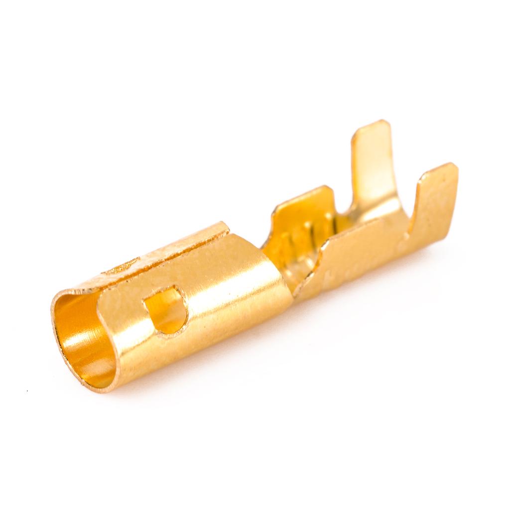 120pcs 3.5mm Brass Bullet Connector Terminal Male & Female with Cover