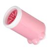 Cute Pet Cat Dog Dirty Paw Cleaning Cup Silicone Non Slip Cleaning Tool Grooming Cup(Pink )