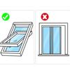 Long Lasting Use Portable Air Conditioner Silver Finished Polyester Window Seal  Cooling Season