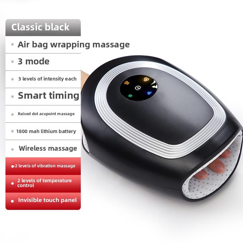 

Массажер для запястья, пальцев, ладони, с подогревом, с воздушной компрессией, разминающий массажер, имитация ручного разминающего массажа