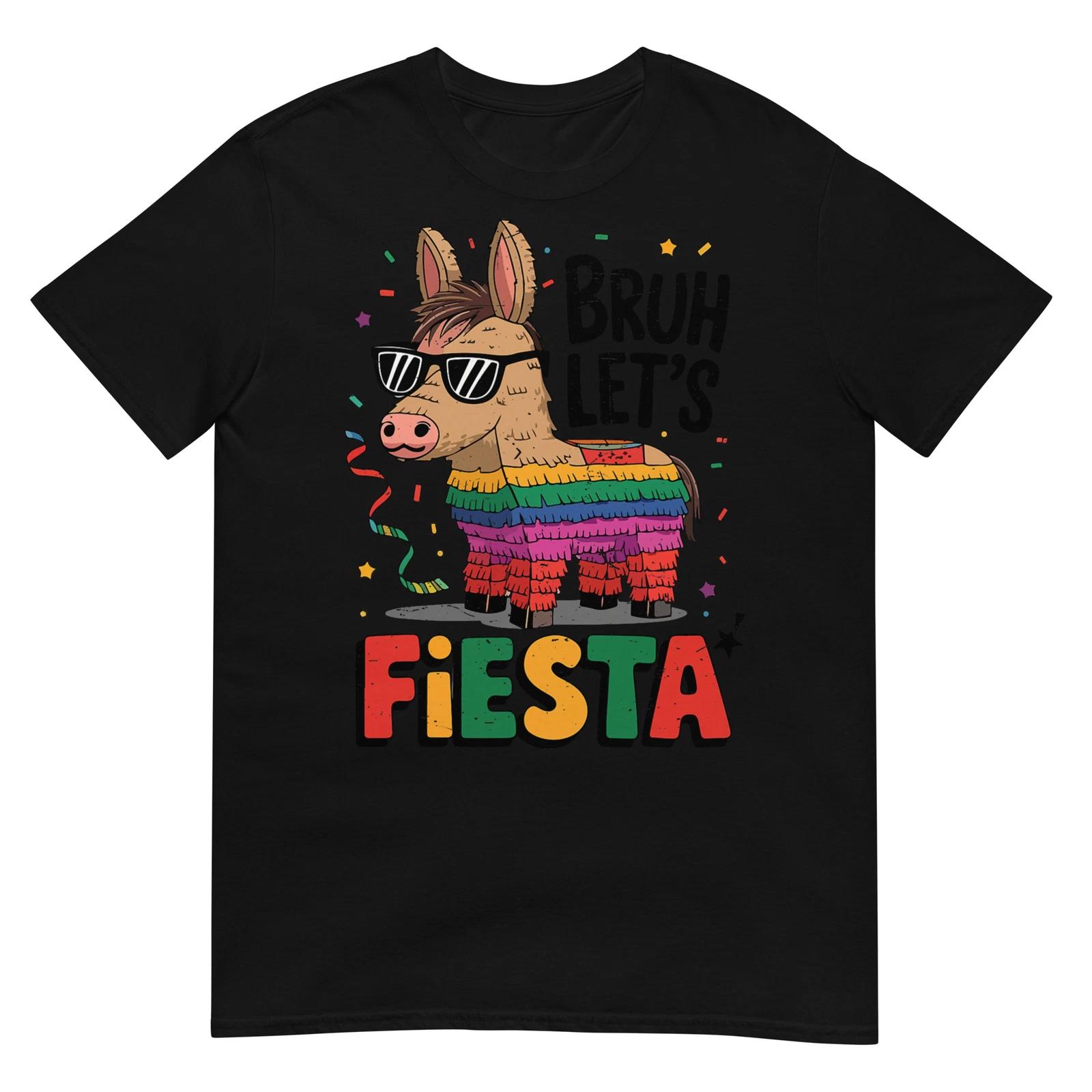 

Bruh Lets Fiesta Cinco Mayo Pinata Funny Mexican Boy Men Kid T-Shirt XL