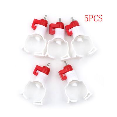 5pcs Automatic Poultry Nipple Water Drinker Chickens Geese Duck