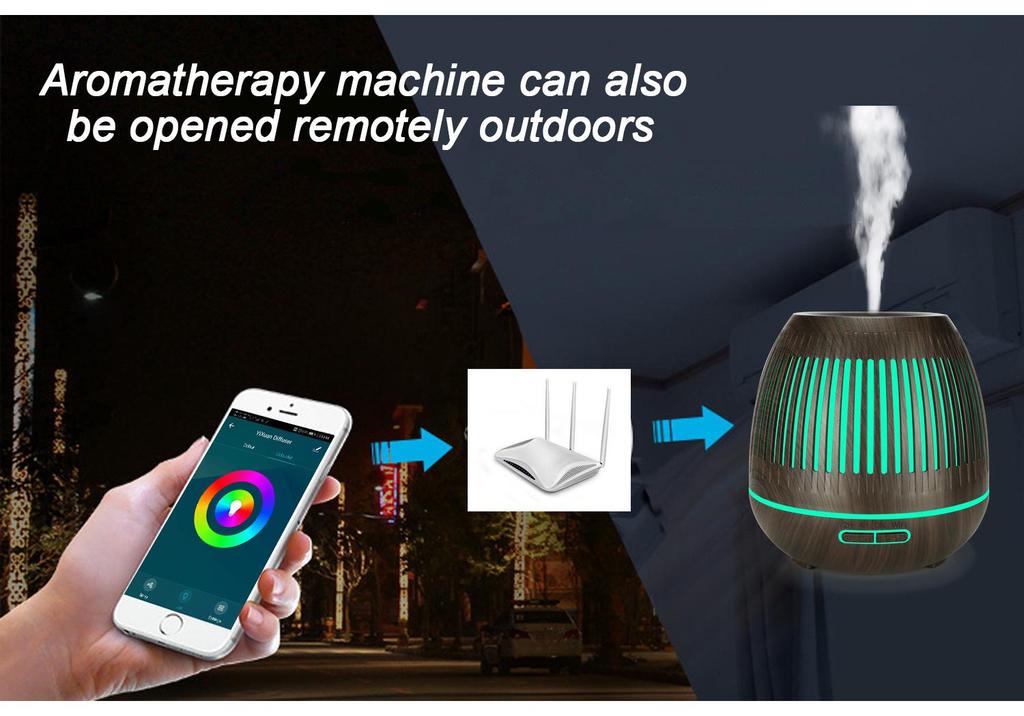 WiFi Remote Control Aroma Humidifier Fragrance Diffuser for Home