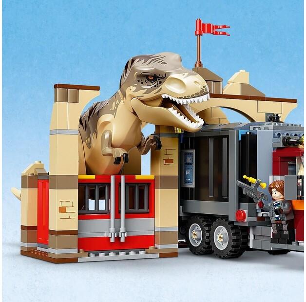 LEGO Jurassic World 76948 Ausbruch des Tyrannosaurus und Atrociraptor