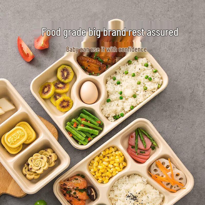 ONYLM Degradable Pulp Takeout Meal Boxes