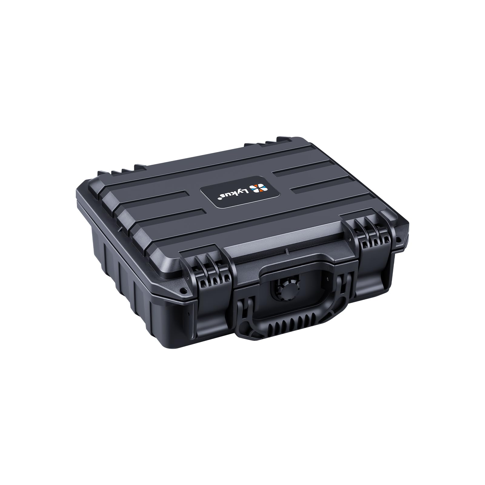 

Lykus Waterproof Hard Case with Internal Suitable for small video bike HC-2810 Built-in Lattice-Cut Sponge, Dimensions 28.4x22.4x10.1 cm, pistols, чорний