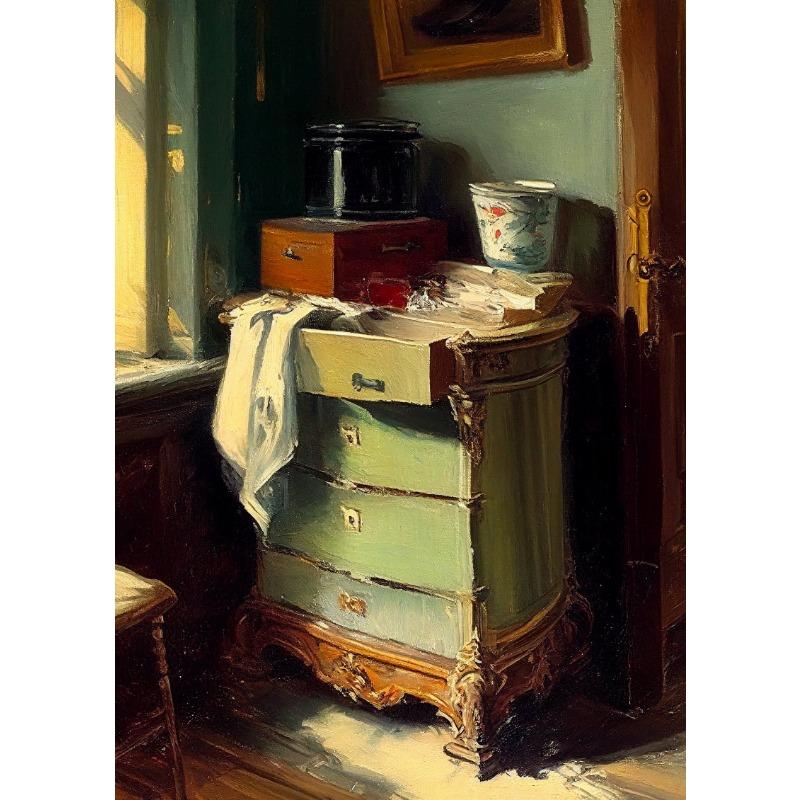 Palm Springs Sunset Pool Print Retro Architecture Poster Wall Art Canvas Painting Print Moody Pictures Cottage Boho Home Decor