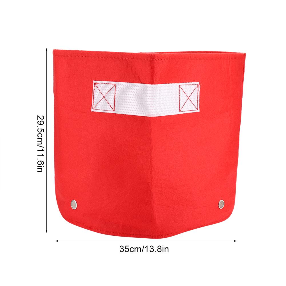 7 Gallon Red Garden Plant Grow Bag Vegetable Flower Pot Planter DIY Potato Garden Pot