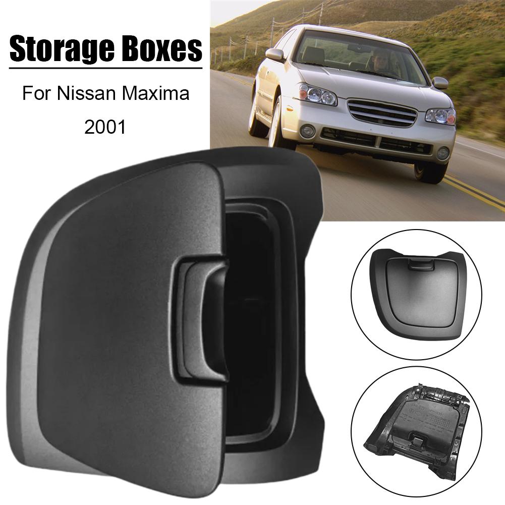 Car Dashboard Storage Box For Nissan Maxima 2001- Central Control Glove Box, Water Cup Box& Instrument Panel Mounting Kit