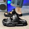 Men's and Women's New Summer Sandals Non-slip Lightweight Removable Beach Casual Fashion Slippers Couple Walking Shoes Sandals