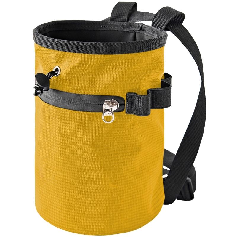 Bouldering Chalk Bucket  & Zippers Pockets Rock Climbing Chalk Bag Magnesia Pouches Nonslip Chalk Bag Easy Use
