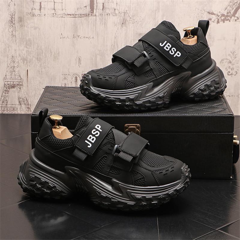 

Мужские дышащие спортивные повседневные сетчатые кроссовки с мягкой подошвой, летние, противоскользящие, кроссовки для бега на открытом воздухе, студенческая мода, модная городская обувь 38 чёрный