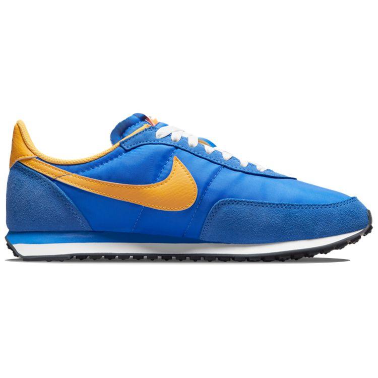 Nike Waffle Trainer 2 Mittelblau University Gold Herren Sneakers Weiß Schwarz DH1349-402