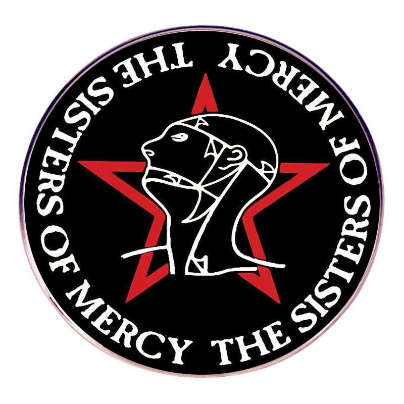 

Of The Sisters Mercy Brooch Rock Band Brooch Top Chest Badge Metal Alloy Badge