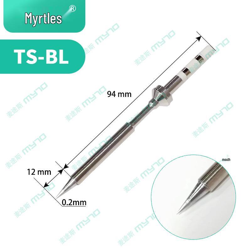 TS100 Eco-Friendly Lead-Free Soldering Iron Tips - Universal Pointed, Knife, and Bevel Shapes