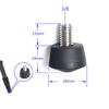 3/8 Inches &1/4 Inches Universal Antislip Tripods Monopod Rubber for Gitzo Tripods Monopod