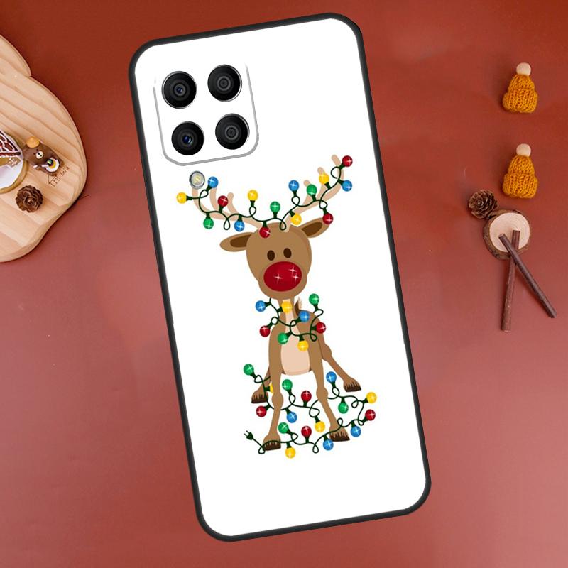 Merry Christmas Reindeer Case For Samsung Galaxy M52 M32 M22 M12 M13 M23 M33 M53 M14 M34 M54 M20 M30s M31s M51 Cover