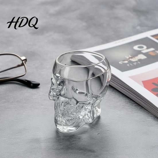 Contenitore per Vino alla Frutta a Forma di Teschio Decanter in Vetro Bottiglia Whiskey Gotica 3D con Tappo Unico Tappo Regalo Dispenser Liquori Novità per