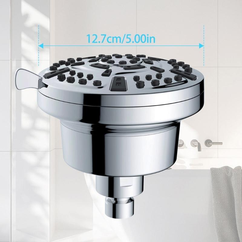 Highly Pressure Shower Filter Purifying Showerhead Bathroom Replacement Showerhead Water Softener Remove Chlorine