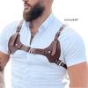 Adjustable Straps Clubwear Self Bondage Costumes Men Leather Body Chest Harness