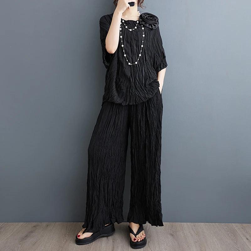 

XITAO однотонные повседневные комплекты из двух предметов ZY8787 One Size красный