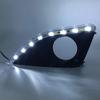 Car Flashing 2Pcs Daytime running light drl for Toyota Corolla 2007 2008 2009 2010 LED DRL fog lamp cover driving lights