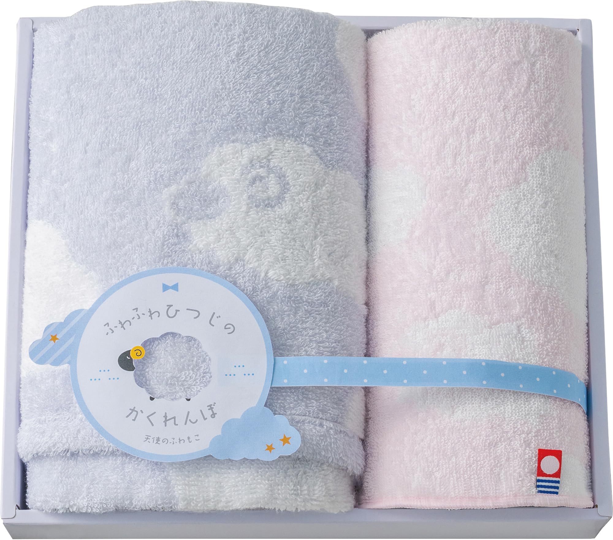 

Подарочный набор полотенец Имабари Банное полотенце Полотенце для лица Салфетка Коробка Подарочная коробка Сделано в Японии Подарок 1 для лица 1 полотенце (Пушистая овечка, Полотенце, Носовой платок)