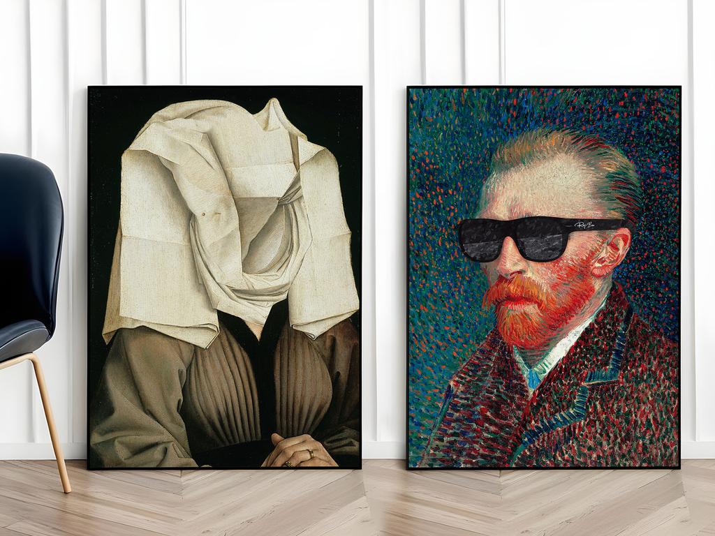 Zestaw dwóch plakatów van gogh