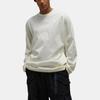 Y-3 FW23 Solid Color Crew Neck Loose Long Sleeve T-Shirt Unisex Tops White IQ1834