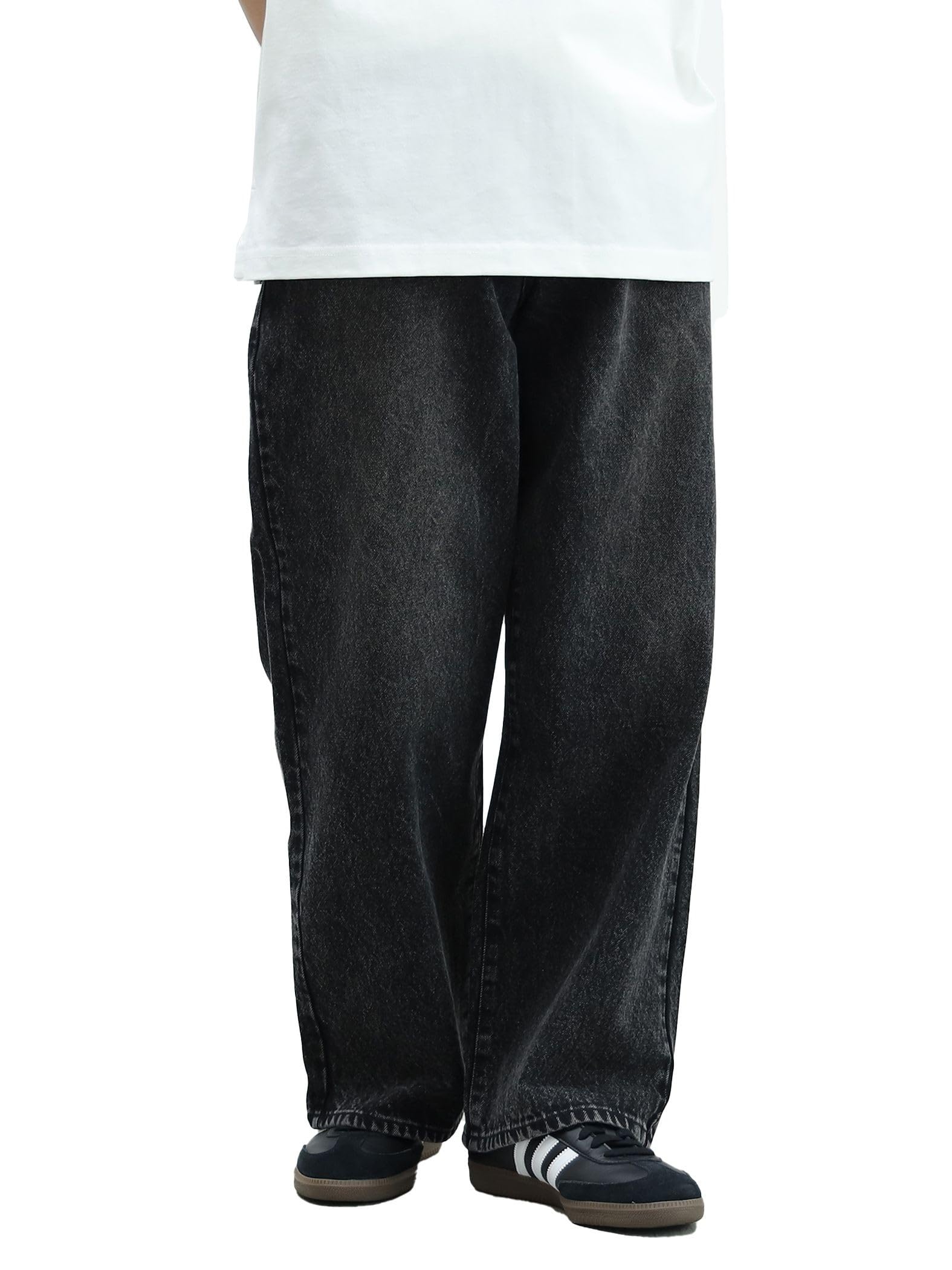 

Джинсы Beams Heart Blast Wide Straight, мужские, черные, размер M